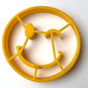 Emoji Wink Smile Silicone Face Mold Pancakes or Eggs Yellow Fun Kid’s Breakfast